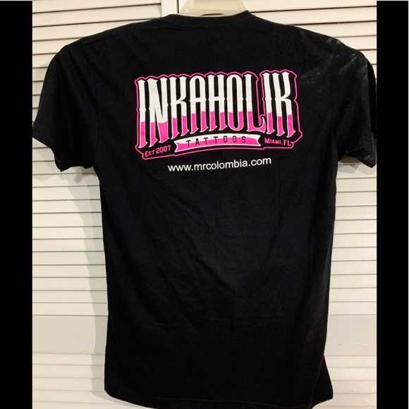 Inkaholik Tattoo Parlor T-Shirt - Picture 2 of 3